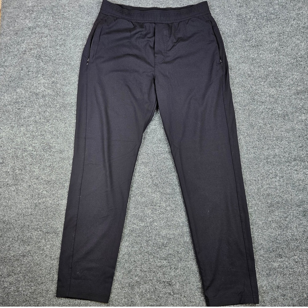 Public Rec All Day Every Day Pants Men's 36/34(32) Black Athleisure Tech Pull On